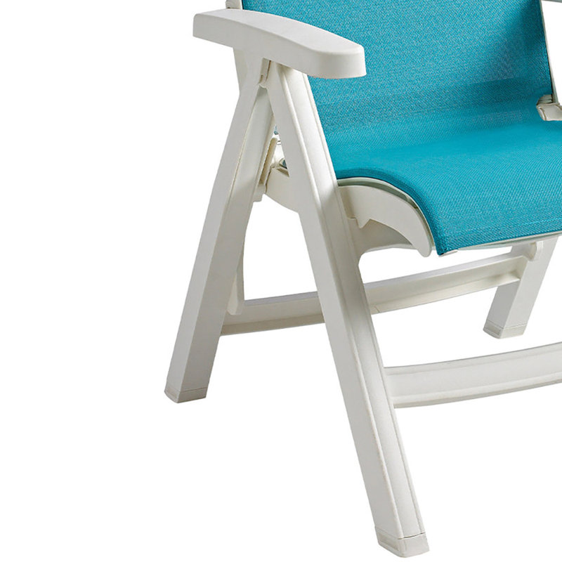 Grosfillex Jamaica Beach Folding Chair, Turquoise