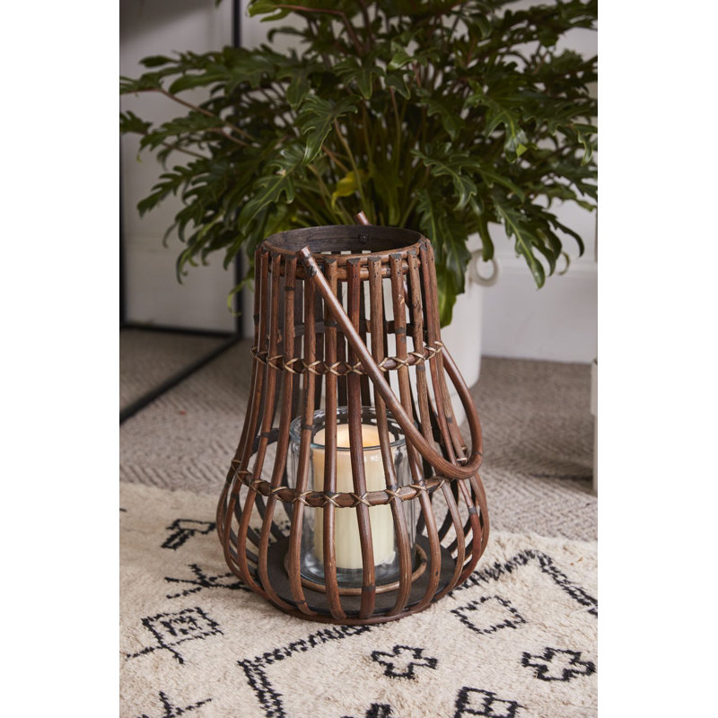 Lanterne de plancher en bambou, Grand