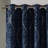 Knitted Jacquard Damask Total Blackout Grommet Top Curtain Panel(Only 1 Pc Panel)-107429880-107429882