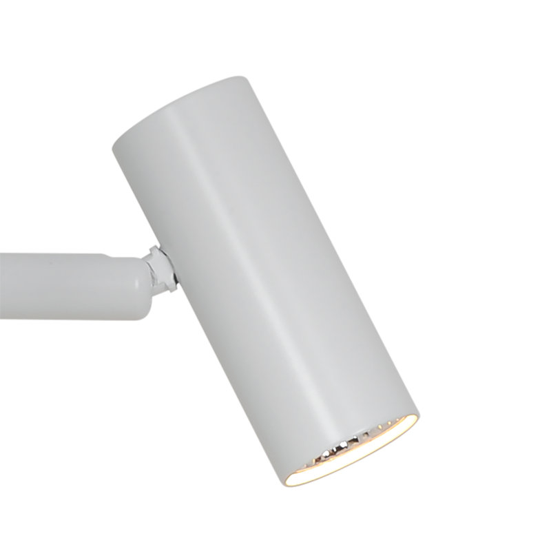 Steel Flush Mounted Sconce, White