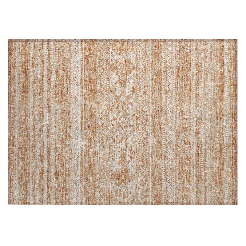 Nache Washable Southwestern Indoor / Outdoor Rug, Rectangle 1'8" x 2'6"