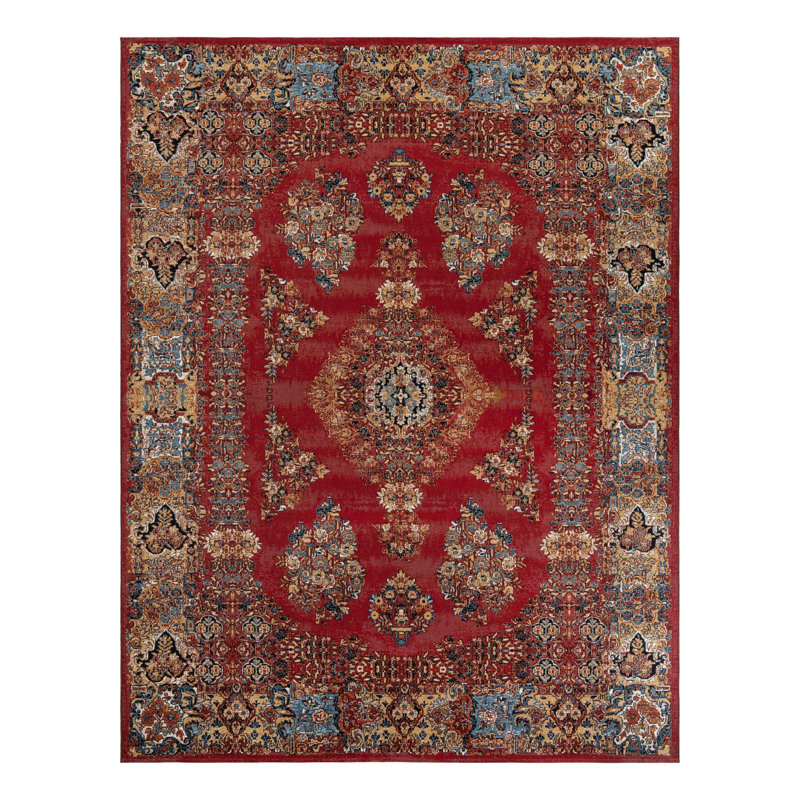 Outdoor Traditional Area Rug, Rectangle 10' x 13'1"