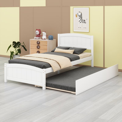 Lit plateforme avec lit gigogne