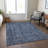 Machine Washable Indoor/Outdoor Chantille ACN1145 Blue Rug-56066652