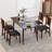 Folding Dining Chair Armless Kitchen Dining Room Chairs With Rubber Wood Legs Anti-slip Foot Pads Modern Chair For Home-1519901515
