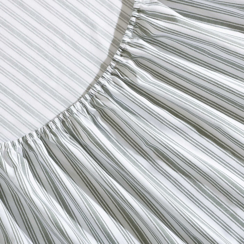 Ensemble de draps en percale de coton 200 fils Bradford, Ensemble de draps pour lit double avec 2 taies d'o