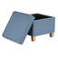 Repose-pieds carré avec rangement 17,5 "Asha-1314967350