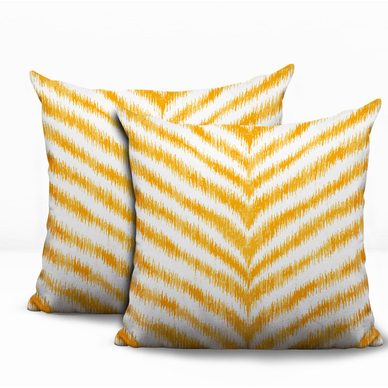 Coussin intérieur / extérieur Scaro, 16x16, Yellow