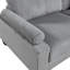 Ensemble modulaire 6 pièces 6 pièces Modular Velours côtelé gris 3X Fauteuils