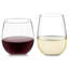 Ensemble de verres à vin sans pied 12 pièces pour vins rouges et blancs Libbey