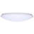 LED Cloud Fixture with Sensor 27K/30K/35K/40K/50K CCT Selectable Round Shape White Finish 120 Volt-1073945694