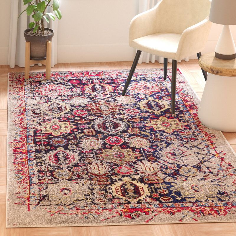Tapis performance oriental Johanna, Rectangle 4 pi x 5 pi 7 po