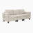 Pankova 89" Modern & Contemporary Corduroy Sofa with Integrated Hidden Storage Under Seat, Functional Arm Chair with USB Port and Storage-1956981755