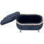 Bancs de rangement, banc de bout de lit avec capitonnage à boutons, repose-pieds de rangement rembourré en tissu, banc de fenêtre avec frange, banc d'armoire à chaussures, banc de pied de lit-597239576