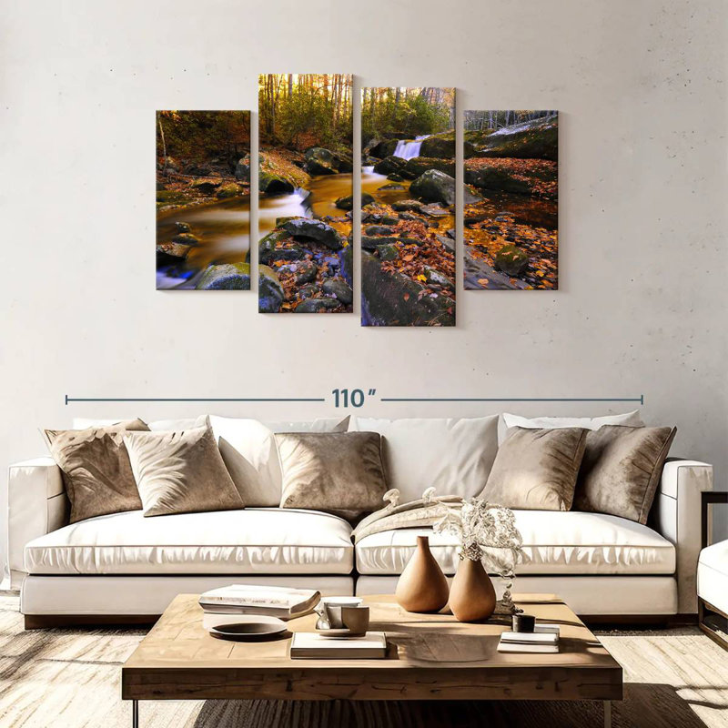 Alvord Autumn Stream, H 48 po x l 75 po