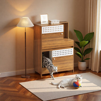 Table d'appoint moderne 2 en 1, lit d'appoint pour chat