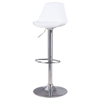 Leavitt Swivel Upholstered Adjustable Height Counter Stool