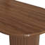 Table de salle à manger 71 "ovale avec base Tambour-116356036