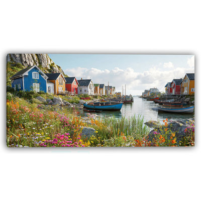 Art mural sur toile Harbour Garden Village