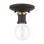 Plafonnier semi-encastré 1 lumière 5 po Grogan-158407234