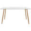 Decatur Glass Top Metal Base Dining Table