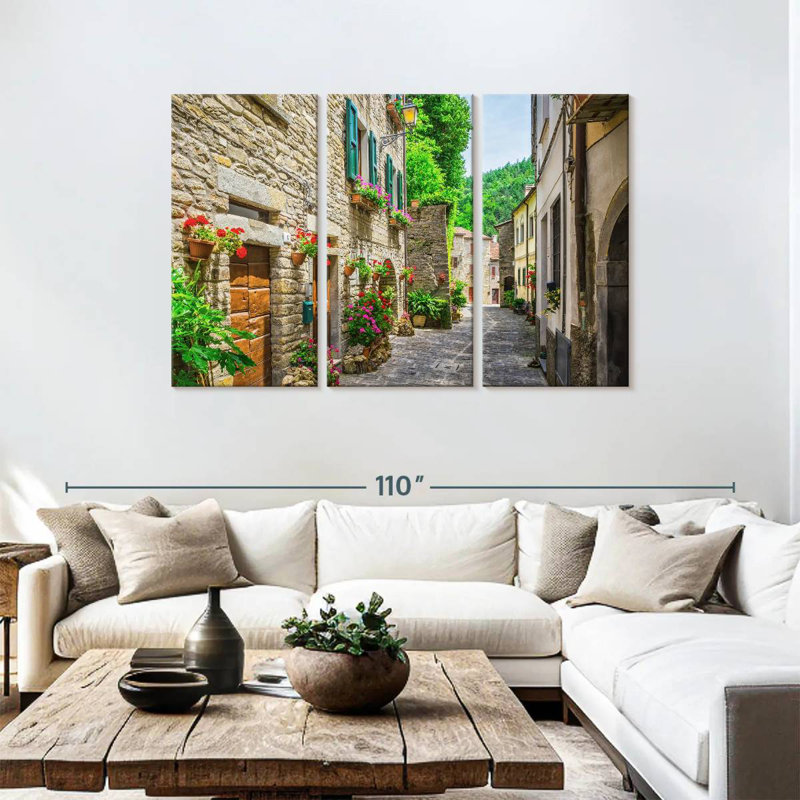 Kavia Tuscan Town Street, H 48 po x l 74 po