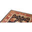Hand Knotted Wool Area Rug in Brown And Rust