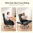 Big and Tall Office Chair, Flip Armrests for Pets & Cross Legged Sitting, Executive Ergonomic Computer Gaming Chair with Foot Rest-1931909680