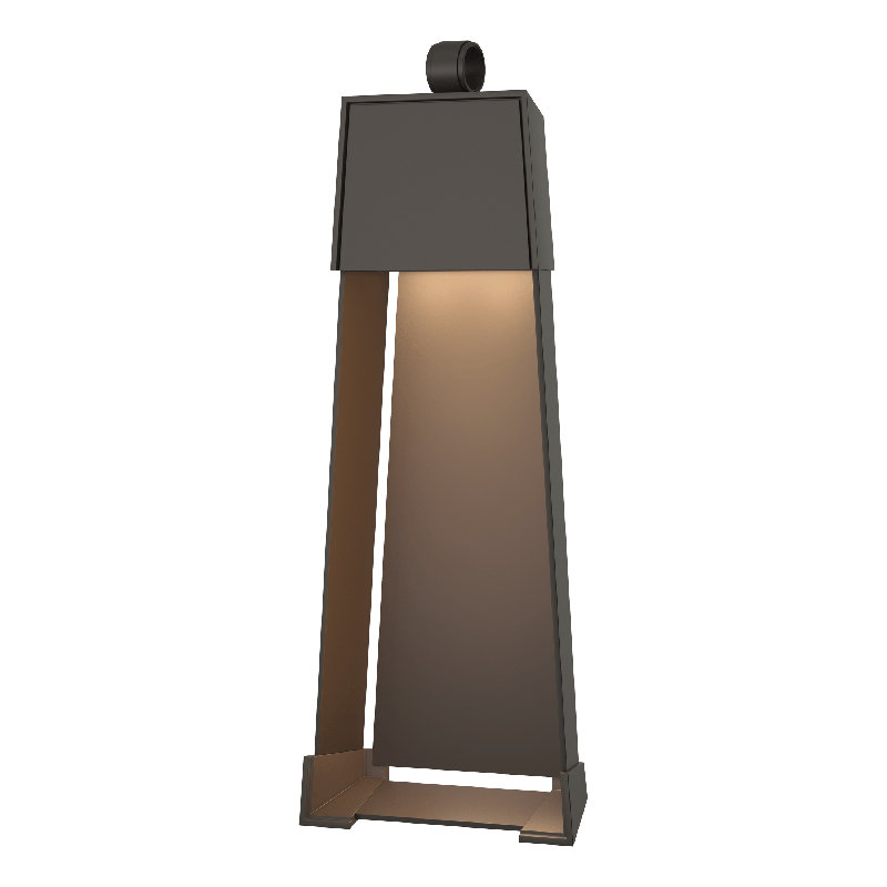 Revere Steel Wall Light, 32.4" H x 12.4" W x 4" D, Natural Iron, Coastal Dark Smoke