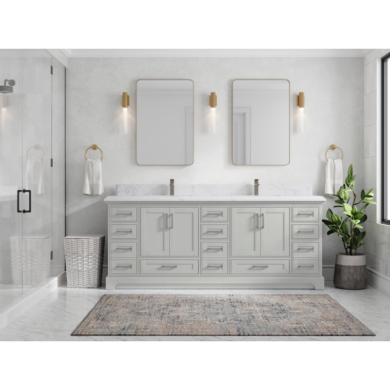 Ensemble de meuble-lavabo double 84 po, Empira