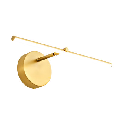 Applique murale à 1 lumière DEL à intensité variable avec 5 lumières réglables Ebern Designs