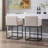 Datia Upholstered Counter Stool with Iron Frame-572127152-573421347
