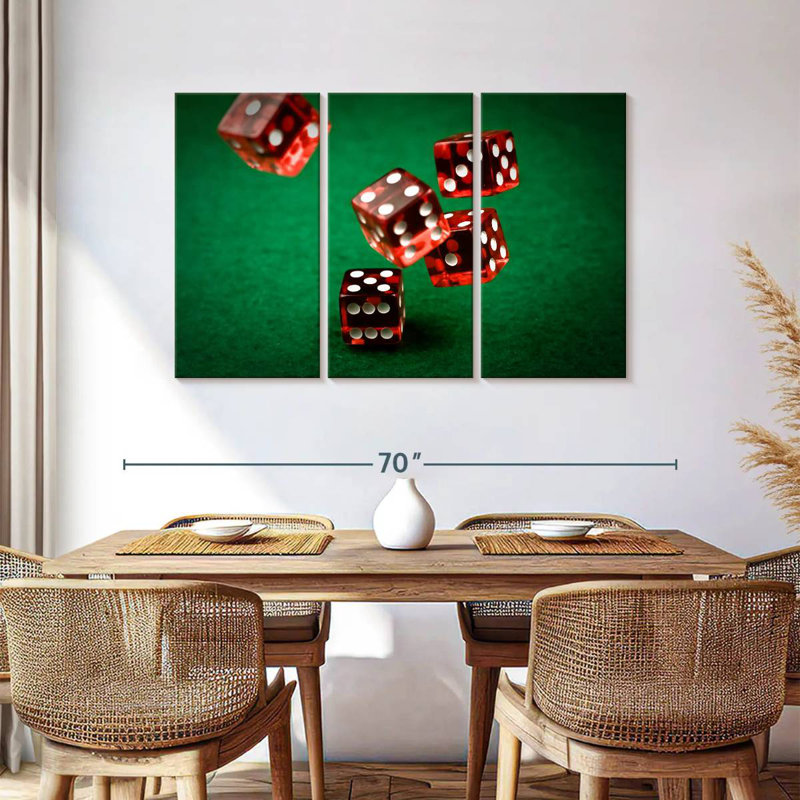 Senne Roll The Red Dice, H 36 po x l 57 po