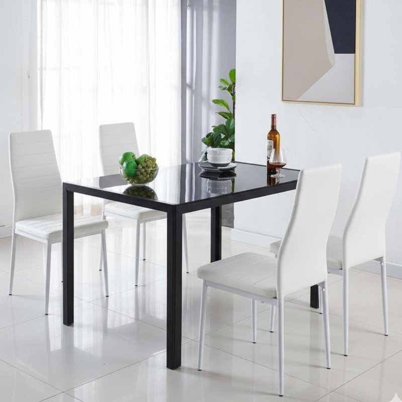 4 - Person Dining Set, White
