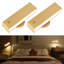 Manufactured Wood LED Swing Arm Sconce