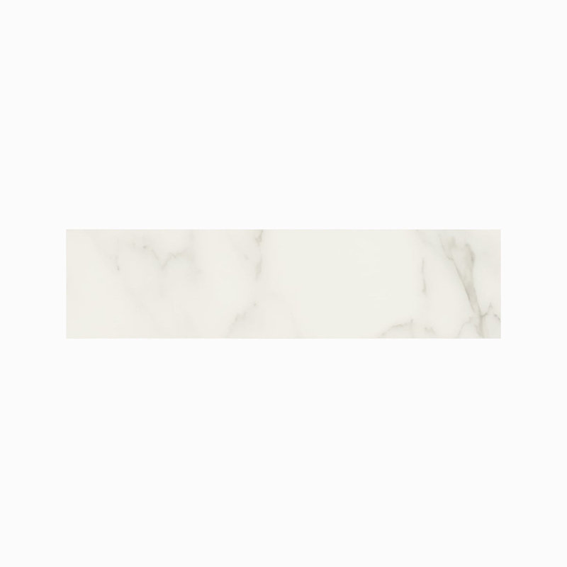 Carreau de porcelaine poli blanc JEM Adagio (3 po x 12 po)