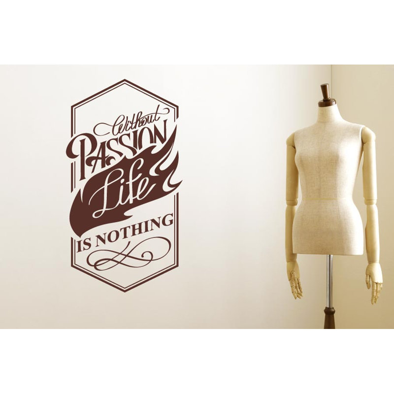 Wall Decal, Brown, Large