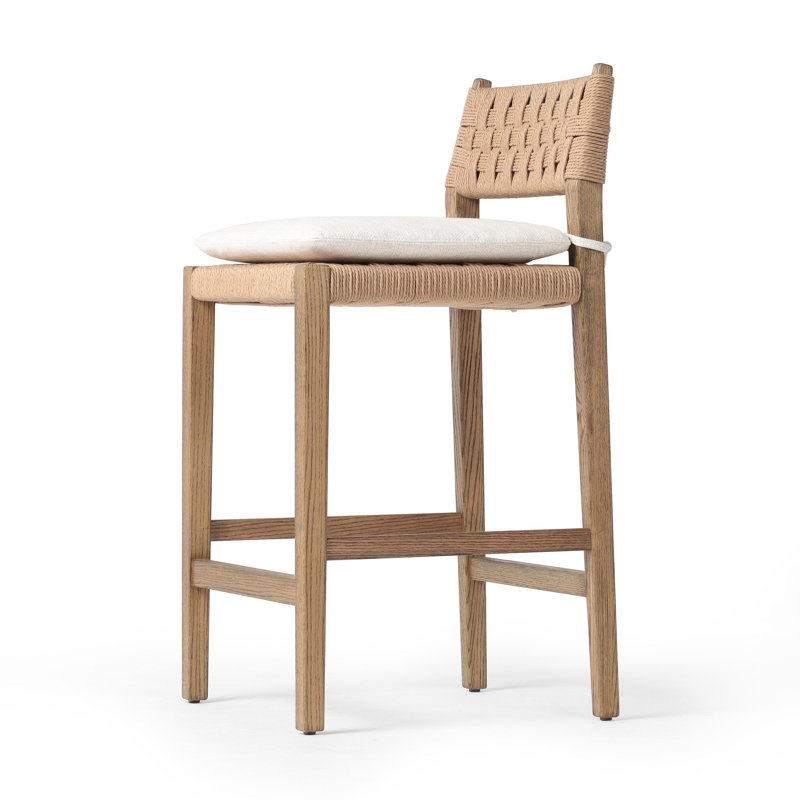 Hamlin Stool With Cushion-Dover Crescent-Counter, Counter Stool (26" Seat Height)