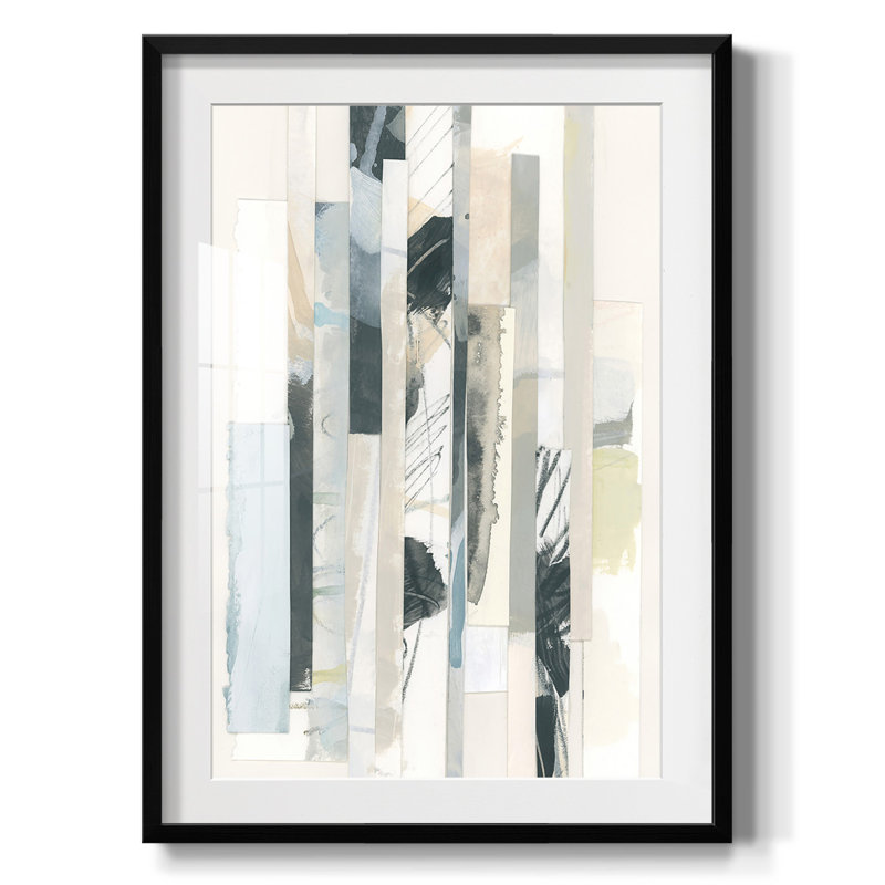 Papier Strata II - impression encadrée, H 25,5 po x l 17,5 po, Noir