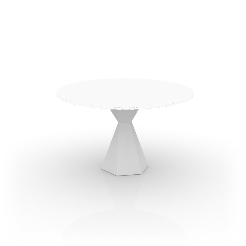 Vertex Plastic Dining Table, 47.25"