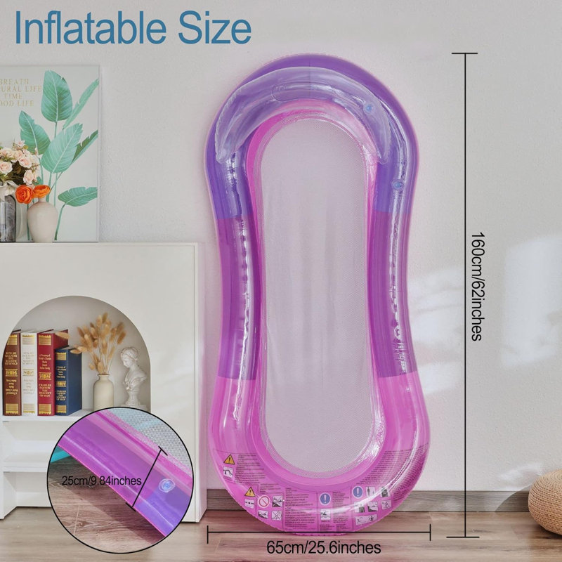 Rectangle 25cm H x 160cm W x 65cm L, Purple
