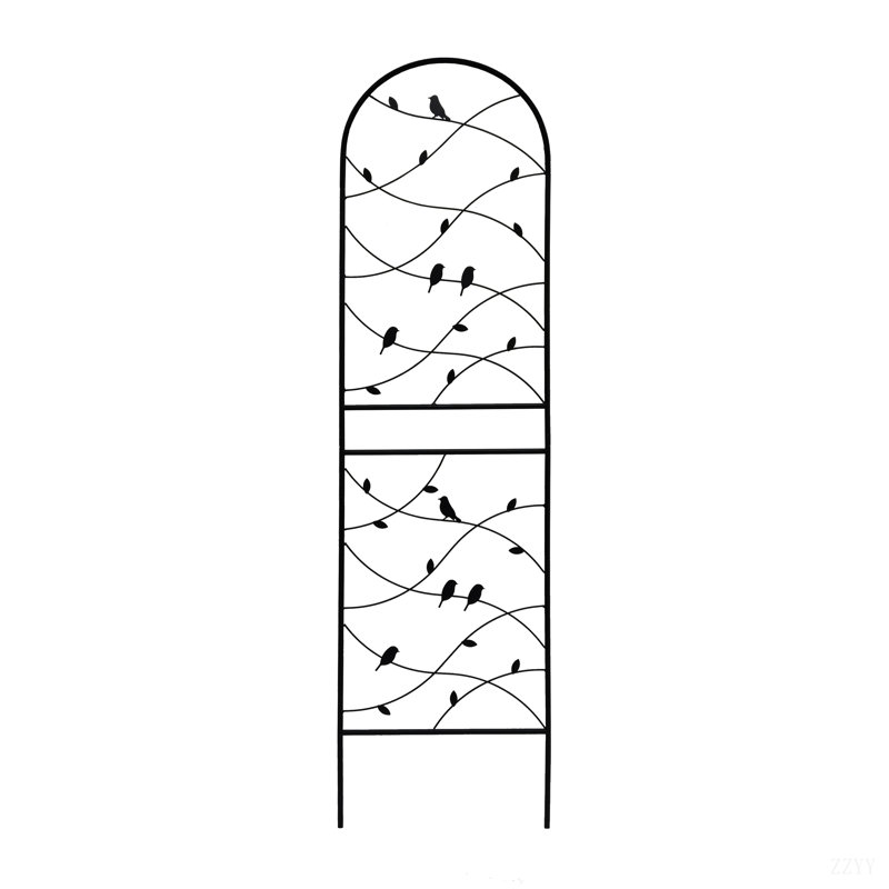 Treillis de jardin en métal antirouille pour plantes grimpantes