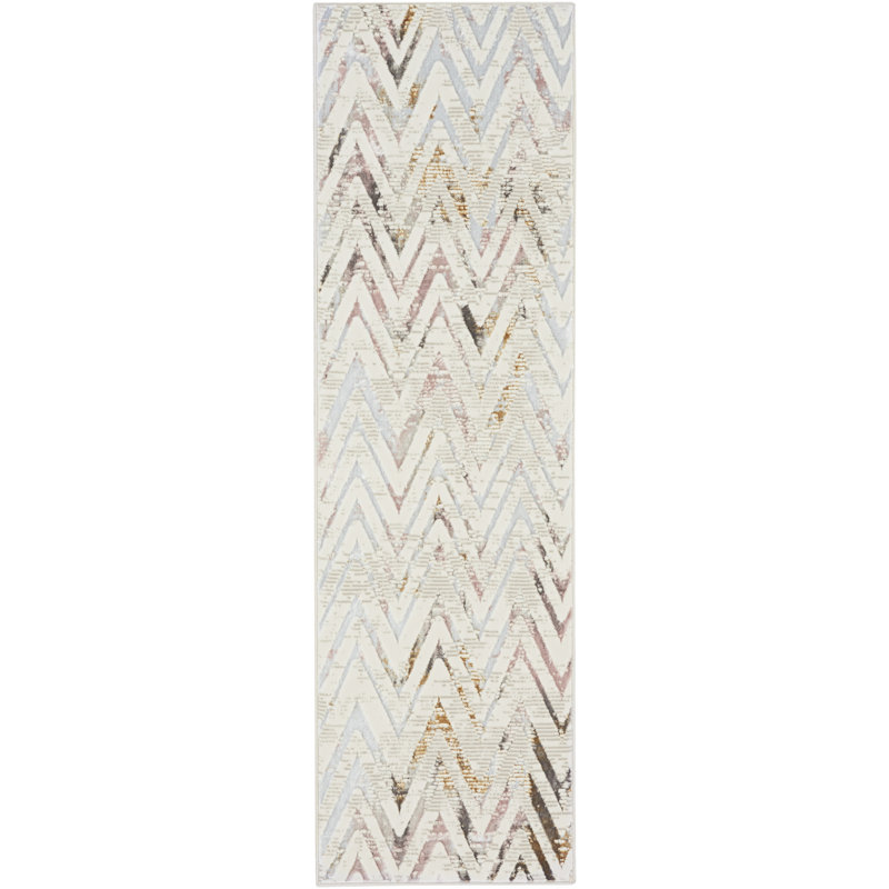 Cadmoin Chevron Area Rug, Runner 69 x 229cm