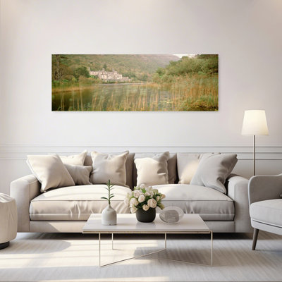 Kylemore Abbey County Galway Ireland Abstract Contemporary Architecture Forest Wall Art