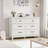 Chic 6-Drawer Wooden Dresser, 47" Wide Storage Cabinet-1655323402