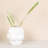 Bulbous Stoneware Vase with Raised Dots-1139801095