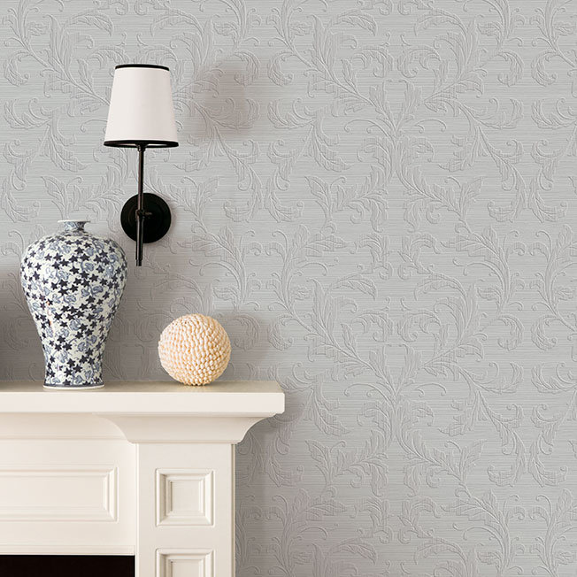 10m x 53cm Wallpaper Roll, Grey
