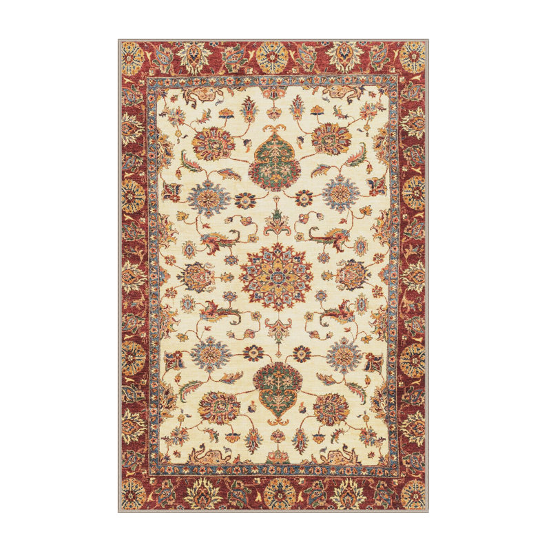 Tapis abstrait moderne 3105, Rectangle de 2 pi x 3 pi