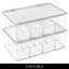 Boîte de rangement de thé empilable à 8 sections - Organisateurs de sachets de thé pour armoire de cuisine, comptoir ou garde-manger