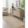 Tarri Boho Jute-Look Striped Brown Area Rug
